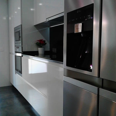 Cocina, mobiliario y encimera