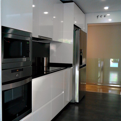 Cocina, mobiliario y encimera