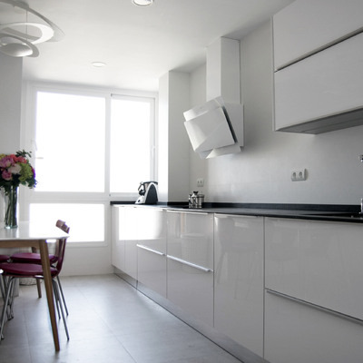 Cocina muebles bajos