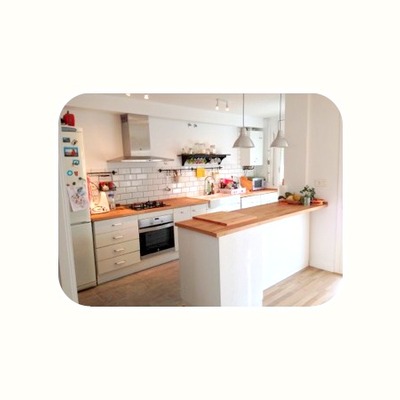 Muebles de cocina en blanco