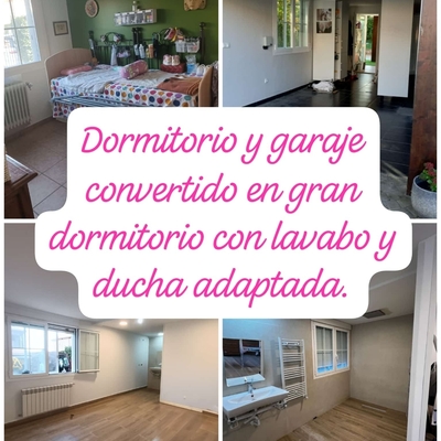 Ampliación de cuarto a garaje