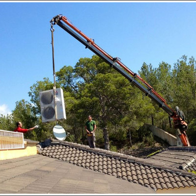 Colocacion De Aire Acondicionado En Chalet.