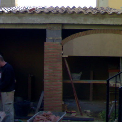 Colocacion de cimbra para arco