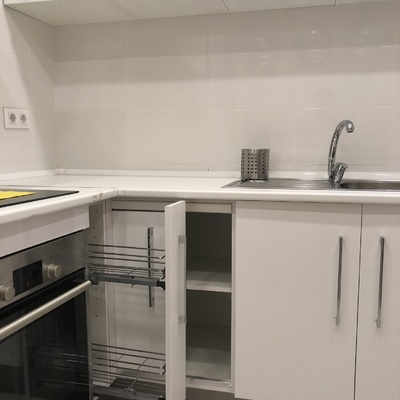 Colocación de los muebles de cocina