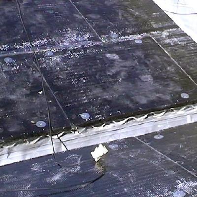 Colocacion de paneles de lana de roca