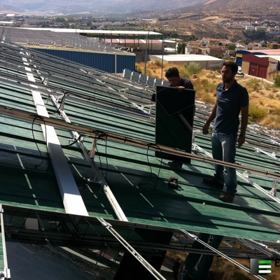 Colocación módulos