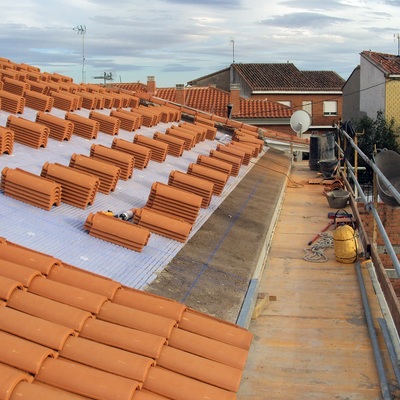 Colocación tejas