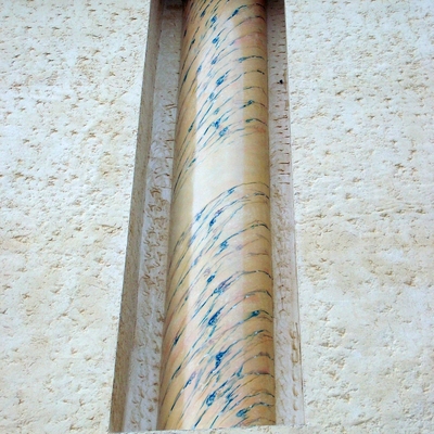 Fachada en impreso de monocapa