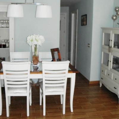 Comedor blanco.