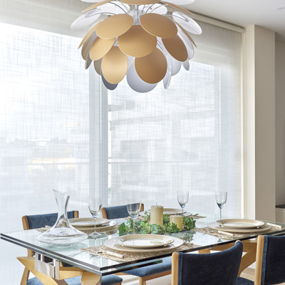 Comedor, protagonismo para la lámpara