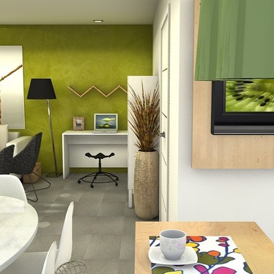 Comedor y barra de desayunos