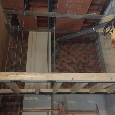 Construcción de la entreplanta