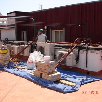 Rehabilitación de patios C Loreto en Barcelona 