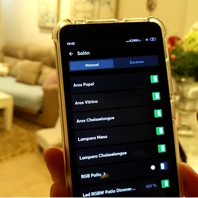 Instación de domótica en dúplex