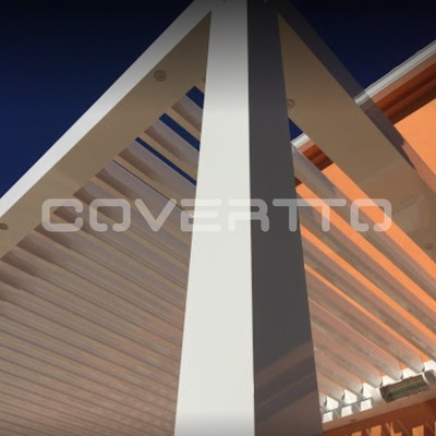 Pérgola bioclimatica.