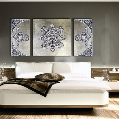 cuadro triptico para dormitorio