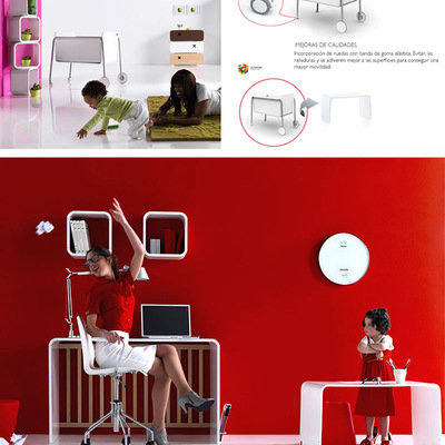 cuna infantil convertible mesa