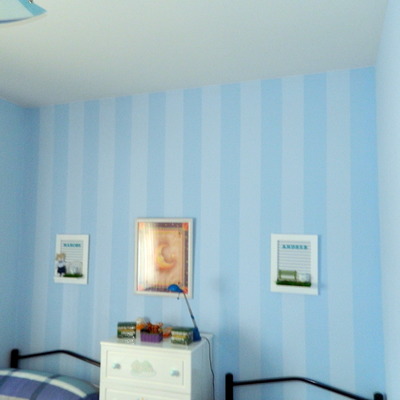 Decoracion con rayas verticales