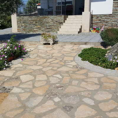 Decoracion de jardin con piedra