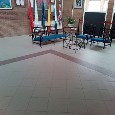 Decoración Hall Colegio Madrigal