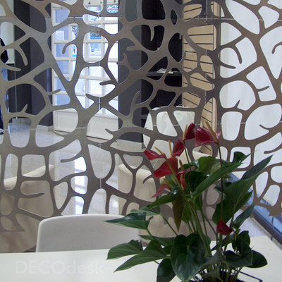 decoración oficina - celosias