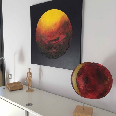 Decoración privada de un estudio