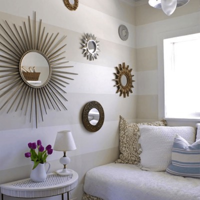 decorar con espejos vintage