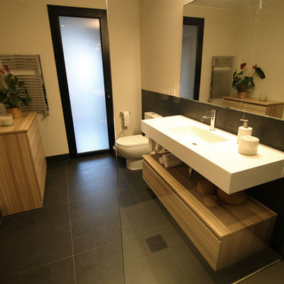 Desde dentro de la ducha