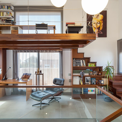 Despacho y biblioteca