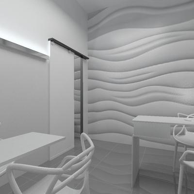 Despacho y zona de diagnóstico de centro de belleza