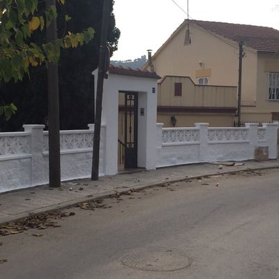 Restauración de muro y Balaustrada