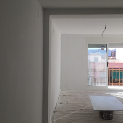 Alisado de gotelé y pintura