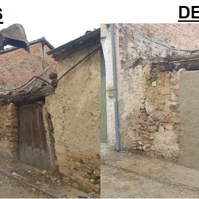 destrucción y construcción de muros