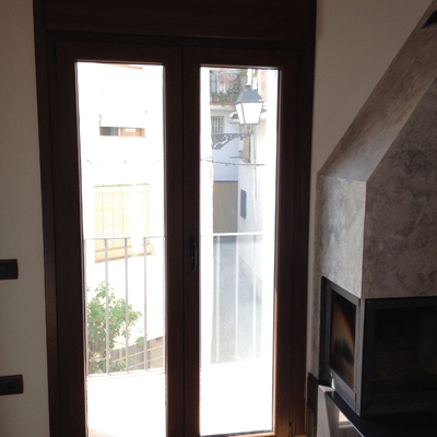 Detalle balconera salón interior