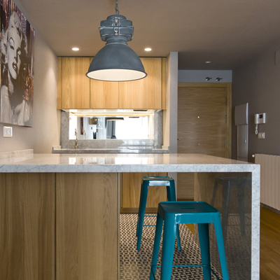 Detalle barra cocina