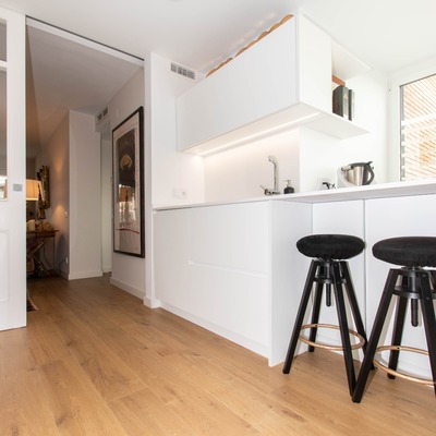 Detalle barra cocina