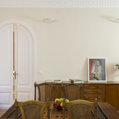 Detalle carpinterias restauradas