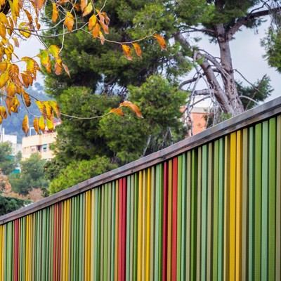 Detalle chapa de colores