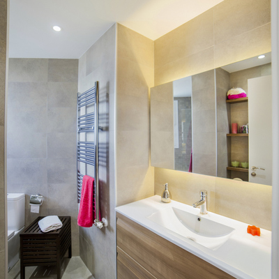 Detalle de baño rehabilitado