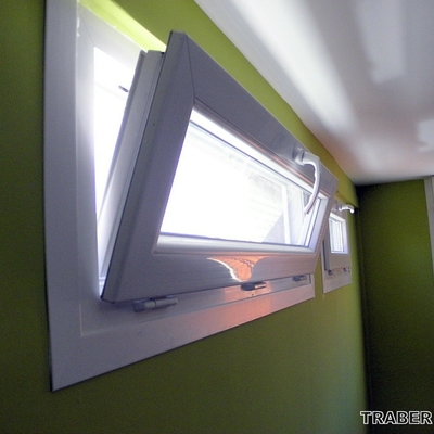 Detalle de carpintería de PVC.