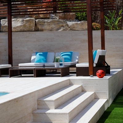 Detalle de la pérgola