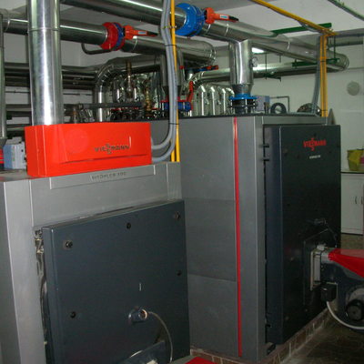 detalle de las nuevas calderas