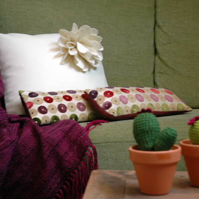 Detalle de los complementos decorativos.