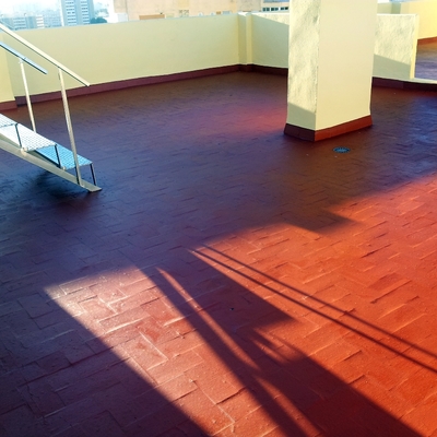 Detalle de pavimento de terraza DESPUÉS