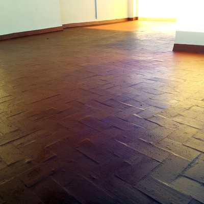 Detalle de pavimento de terraza DESPUÉS