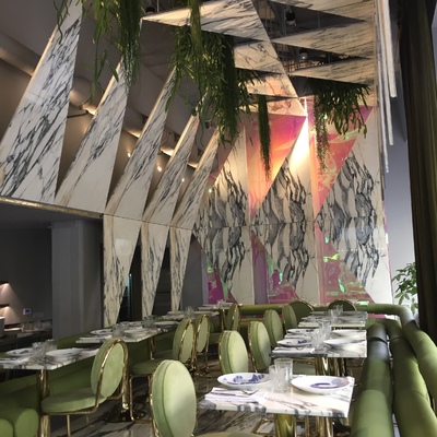 Detalle de techo y paredes