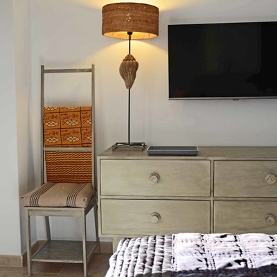 Detalle decoración en dormitorio