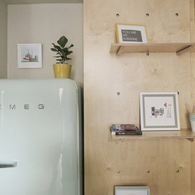 Detalle decoración nevera