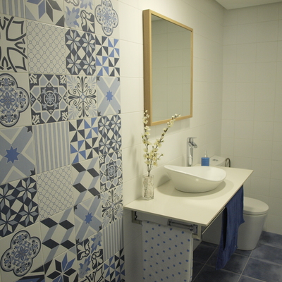 Detalle del aseo del local