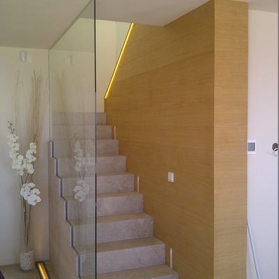 Detalle escalera casa a